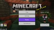 The main menu of Bedrock 1.21.1 (Image via Mojang)